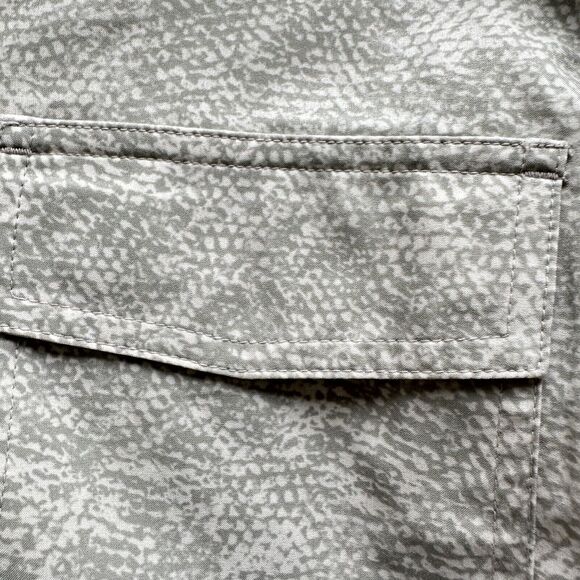 ATHLETA Dress Womens Size Small S Zuma Shirtdress V-Neck Tan Drawstring Stretch - Picture 5 of 7